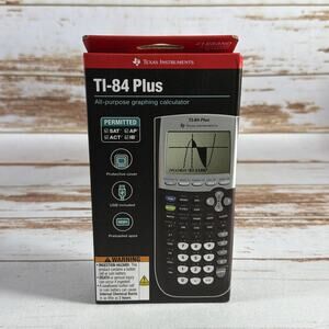Texas Instruments TI-84 Plus Graphics Calculator - Black (84PL/TBL/1L1/H) NEW